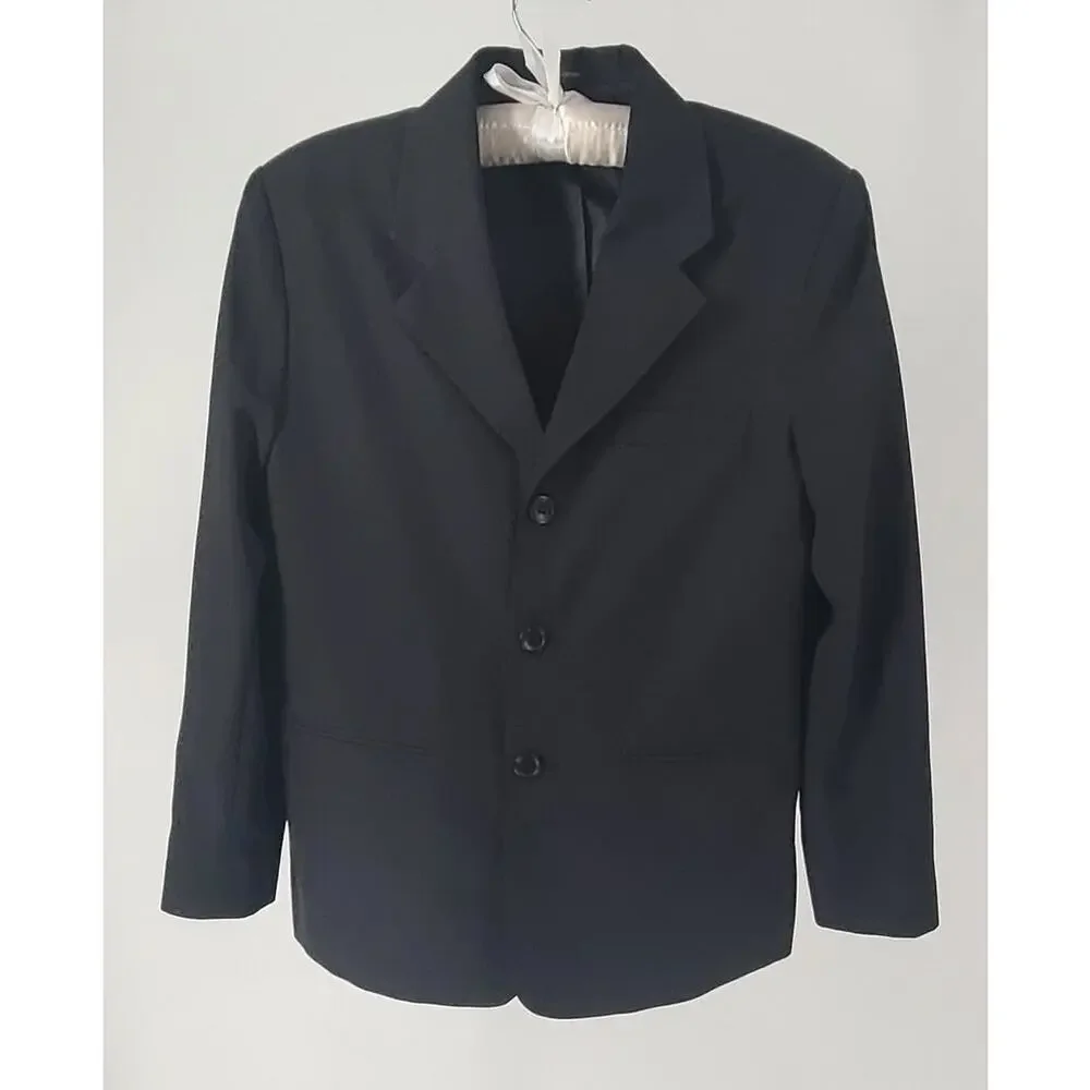 Cole by Sweet Kids boys Husky blazer black size 14H Formal Wedding Event Party